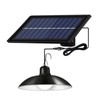 Solar Powered LEDs Ceiling Light Dimmable Shed Lights Patio Chandelier