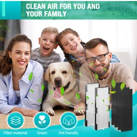 1+2 LP-HF250 Filter Replacement,Compatible with LivePure LP-HF250 LP-PF600 Sierra Tall Tower Air Purifier,3 in 1 High Efficiency Grade True HEPA Filter,Part#LP250TH,LP260TH,LP270THP-W Series Filter.
