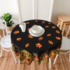 Lvhompro Fall Leaves Tablecloth 60 Inch Round Autumn Seasonal Table