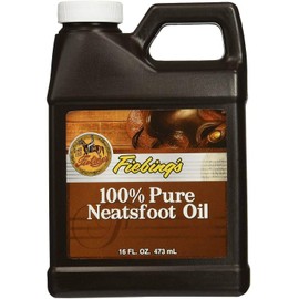 Fiebing's 100% Pure Neatsfoot Oil 16oz - Natural Leather Preservative - Great for Boots, Baseball Gloves, Saddles and More