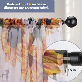 Jekeno Ocean Beach Sheer Curtains - Tropical Sea Seaside Scenery Decor Blue Sky Sunshine Decoration for Bedroom Dining Living Room Transparent Voile Rod Pocket Window Drapes 2 Panel Set, 52"x84"