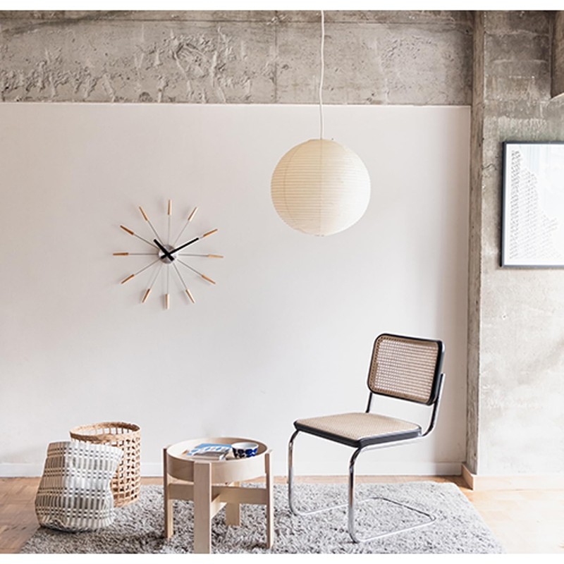 Elcomune NXT-J015 Radiant Clock corn Natural Wall Clock