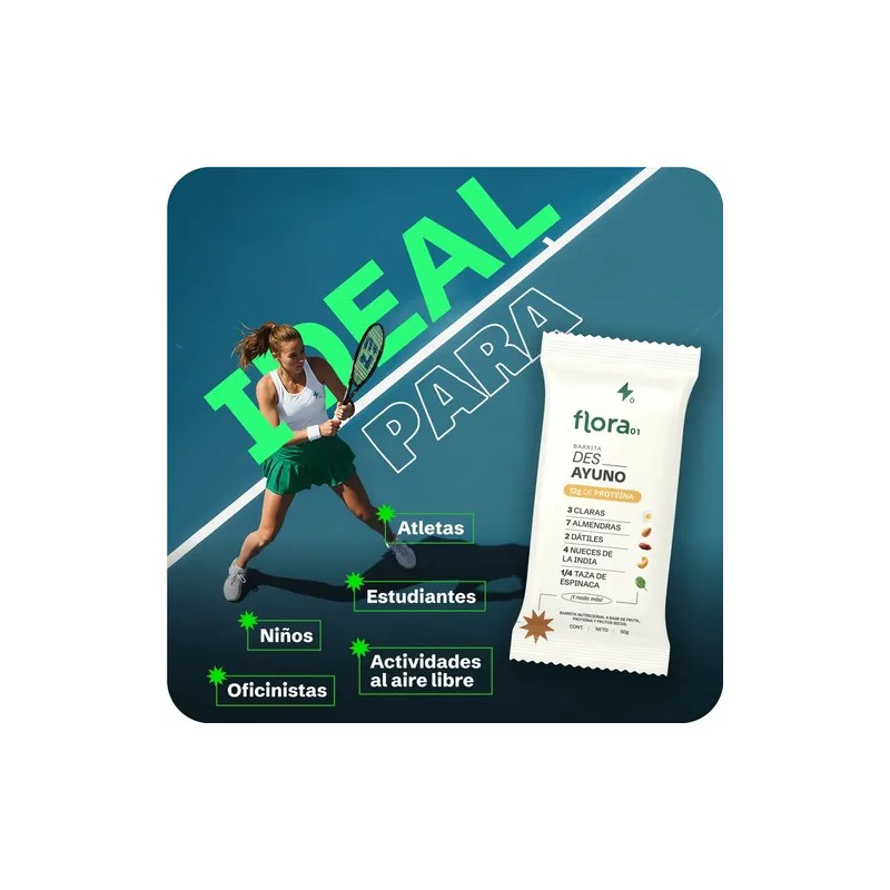 Barritas De Proteína Flora01 Des_ayuno Brownie 4 Pzs