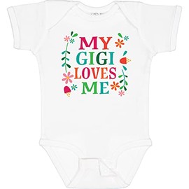 inktastic My Gigi Loves Me Girls Apparel Baby Bodysuit Newborn 0020 White 2c78e