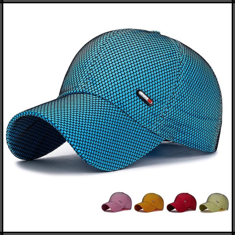White Fang CA793 Plain Mesh Cap, Hat, Outdoor, Fishing, Golf,