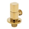 Brass Hot/Cold Water, Bathroom Installation Washbasin Taps, Shut Off Faucet,
