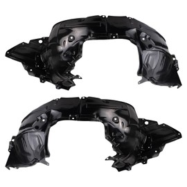 TRQ Front Inner Fender Liner Set Compatible with 2013-2019 Nissan Sentra NI1248133 NI1249133