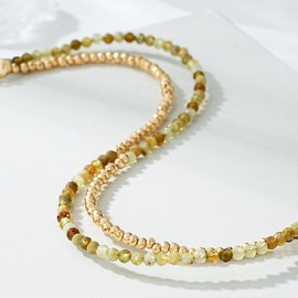 Jenosy Gold Bracelet for Women Bracelet with Mixed Stones 18K Gold Plated Handmade Custom Pearl Bracelet, Medium, Brass, No gemstone