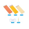 sourcing map Pack of 30 Light Yellow Cream Orange Tassel