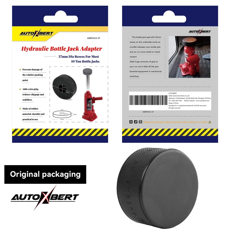 Car Bottle Jack Pad Rubber Saddle Chassis Safe Trolley Floor