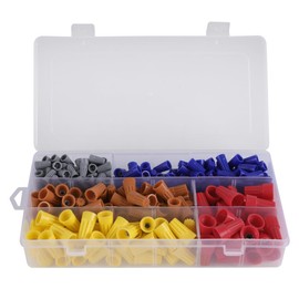330PCS Wire Nuts Assortment Electrical Wire Connectors Kit Colorful Spring Insert Twist Nuts Caps Wire Connectors Screw Terminals for Quick Connection