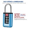 BRILLIRARE 2 Pack TSA Approved Luggage Locks, Combination Travel Padlock,