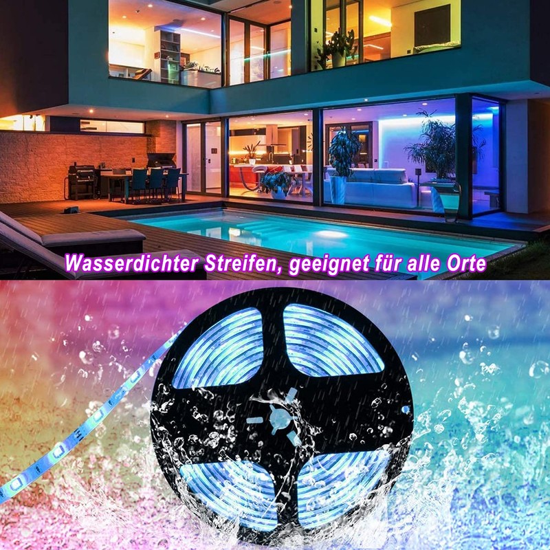 ALED LIGHT Bluetooth LED strip, waterproof, 16.4 ft/ 5 m