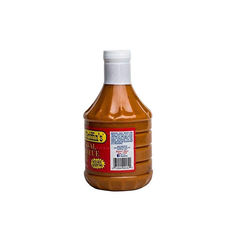 Mrs Griffin's Regular BBQ Sauce 32 oz - Tangy Mustard