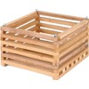 Sun Bulb 52720 Better GRO Square Cedar Basket, 8"