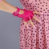 DooWay Women's Short Leather Driving Gloves Gloves Rose Pink Genuine