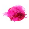 Women Feather Fascinator Hat Flower Pillbox Hat Wedding Bridal Headdress