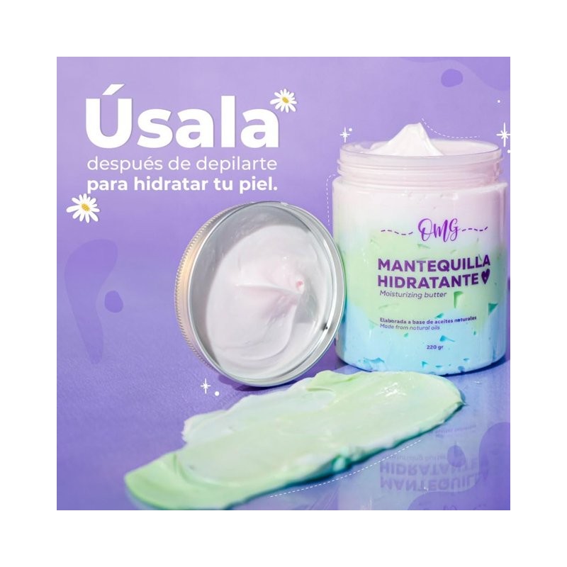Mantequilla Corporal Hidratante OMG con Manteca de Cacao y Karite