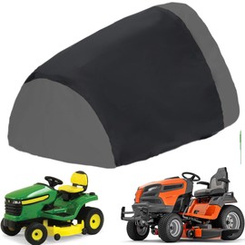 Amberr Lawn Mower Cover,Riding Lawn Mower Cover for Rider Garden Tractor.Outdoor Heavy Duty Protects Against Water, UV, Dust, Dirt, Wind.72 L x 54" W x 46" H (Heavy Duty)