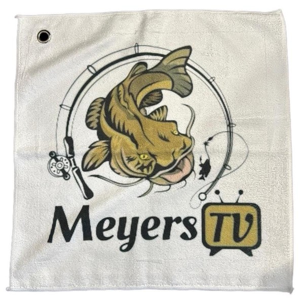 Meyers TV Fishing Slime Towel/Bait Towel 16x16inch - Soft and