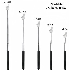 DOLANFYE Retractable Teachers Classroom Hand Pointer, Extendable Pointer Finger Stick,Mini Finger Reading Pointer Stick,Kindergarten Student Teacher Teaching Reading Finger Shape