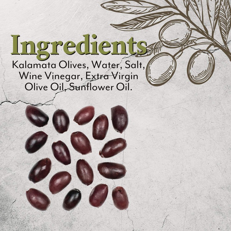 Roland Foods Whole Pitted Kalamata Olives From Greece, Specialty Imported