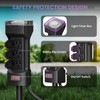 K KASONIC - 24 Hour Outdoor Stake Timer, 6 Outlets