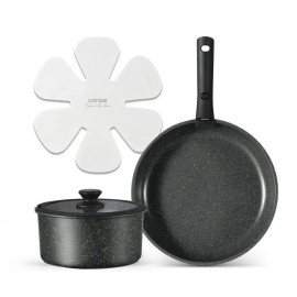 Carote 6 Pcs Nonstick Cookware Set, Granite Reinforced Non-Stick Pots And Pans