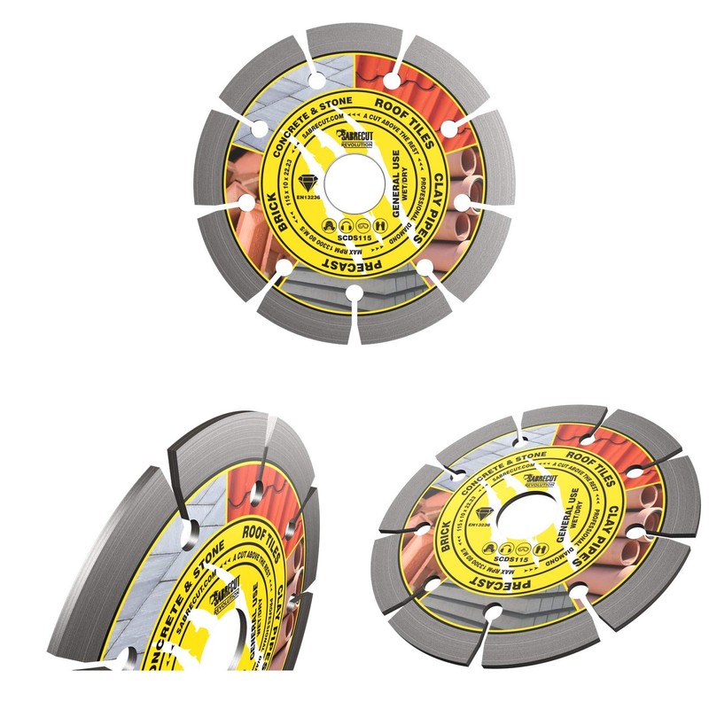 1 x SabreCut SCDS115 115mm (4.5 inch) x 10mm x