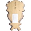 Horns Board Roe Roe Buck Made of Oak Wood with