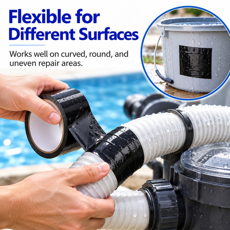 Waterproof Repair Tape for Leaks and Cracks – Strong Self-Adhesive
