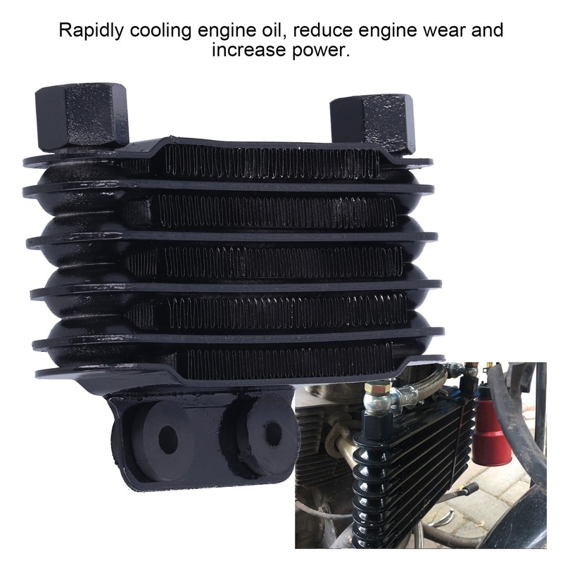 Universal Engine Oil Cooler Cooling Radiator Accessory for 125-250CC Motorcycles