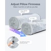 Luxtude Inflatable Neck Roll Pillow for Sleeping, Travel Neck Pillow
