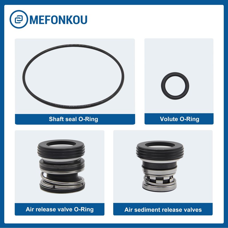 MEFONKOU PB4-60 O-Ring Repair Seal Kit & Shaft Pump Compatible