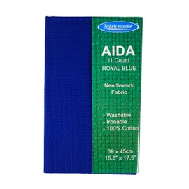 Mouldmaster Aida 11 Count Royal Blue 39x45cm