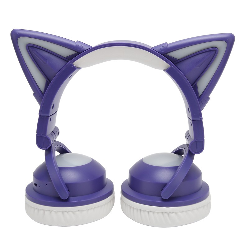 Cat Ear Bluetooth Headset Stereo Cute High Sensitivity Built in