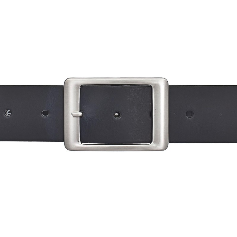 Vanzetti Wide Smooth Leather Belt, darkblue