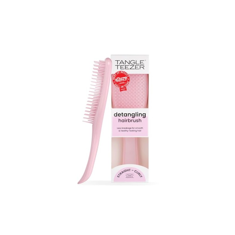 Tangle Teezer Ultimate Detangler Brush, Straight to Wavy, Millennial Pink