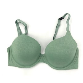 Victoria's Secret T-Shirt Perfect Shape Full Coverage Push-Up Bra, Brushed Sage, 38B
