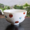 Waza no Kura Stylish Tableware, Kutani Ware, Rice Bowl, Strawberry,