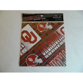University of Oklahoma Sooners OU Gift Wrapping Paper
