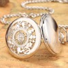 Outdoor Compass with Metal Chains, Retro Compass with Luminous Numerals,