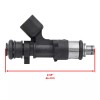 Caltric 2 Fuel Injector Gray Black Plug for Polaris RZR