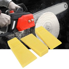 Wifehelper Chainsaw Wedges, 3Pcs 5in Plastic High Impact Chainsaw Felling Cutting Wedges Chain Saw Accessories