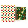 MAYPLUSS Christmas Reversible Wrapping Paper - Mini Roll - 17