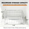 YUBAMIN Pull Out Cabinet Organizer, 1 Pack Stainless Steel Pull
