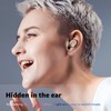 SYSFUN Single Bluetooth Wireless Earbud, Mini Invisible in-Ear Wireless Bluetooth