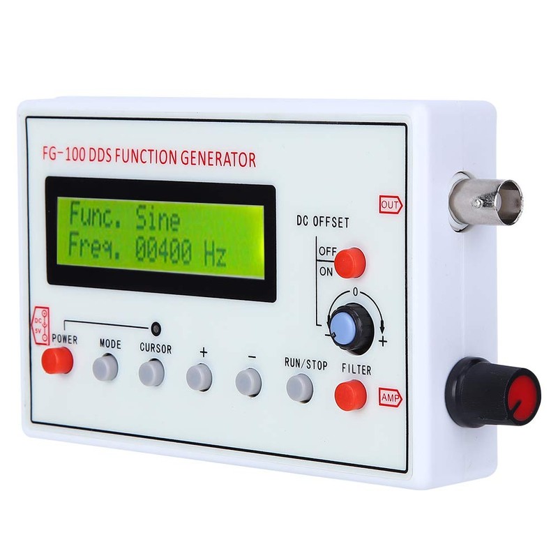 Daytesy Function Generator -FG‑100 DDS Function Generator Sine Frequency 1HZ‑500KHz
