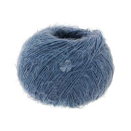 LANA GROSSA Per Fortuna GOTS Lightweight Summer Fluffy Yarn with Cotton, Hand Knitting Yarn Made of 74% Cotton (Organic) and 26% Polyamide, 50 g Wool for Knitting and Crocheting, 190 m Yarn