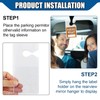ZIMISI Clear Parking Permit Holder, Vertical Car Parking Card Holder,